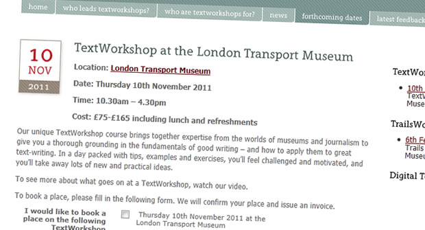Text Workshop